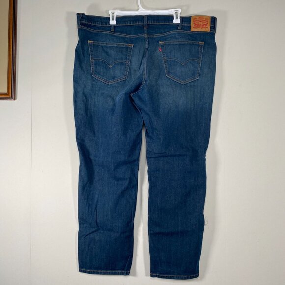 Levi's 541 ATHLETIC FIT Denim Jeans Men's 46 x 32 Mid Rise Blue Casual Pant - Picture 2 of 15